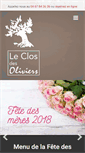 Mobile Screenshot of clos-des-oliviers.com